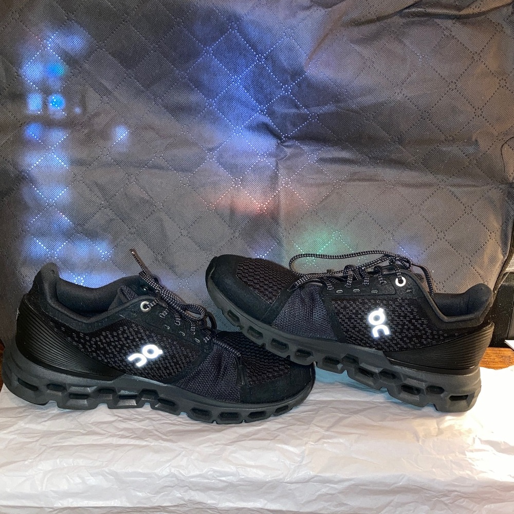 On Women's Black Running Shoes